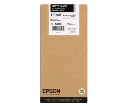 Cartouche Original Epson T5968 Noir Mat 350ml