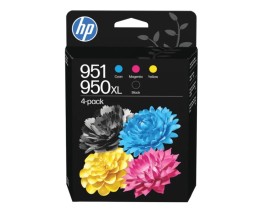 4 Cartouches Originales, HP 950 XL / HP 951 Noir + Couleur