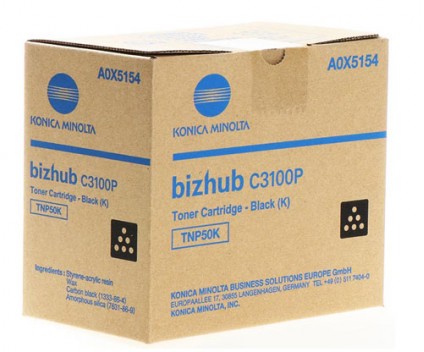 Toner Original Konica Minolta A0X5154 Noir ~ 5.000 Pages