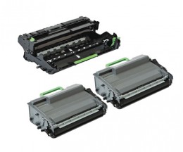 1 Tambour Compatible Brother DR-3400 ~ 30.000 Pages + 2 Toner Compatibles Brother TN-3430 / TN-3480 Noir ~ 8.000 Pages