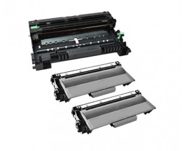 1 Tambour Compatible Brother DR-3300 ~ 30.000 Pages + 2 Toners Compatibles Brother TN-3330 / TN-3380 Noir ~ 8.000 Pages