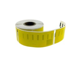 Ruban Compatible DYMO 99010  89mm x 28mm Jaune (130 étiquettes)
