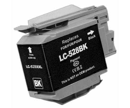 Cartouche Compatible Brother LC-528 BK Preto ~ 6.000 Pages