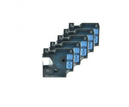 5 Ruban Compatibles, DYMO 45016 Bleu 12mm x 7m