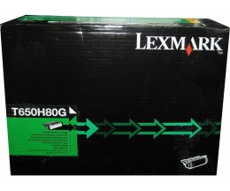 Toner Original Remanufacturé Lexmark T650H80G Noir ~ 25.000 Pages