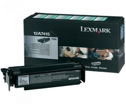 Toner Original Lexmark 12A7415 Noir ~ 10.000 Pages
