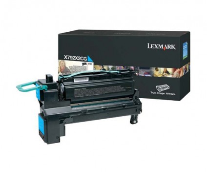 Toner Original Lexmark X792X2CG Cyan ~ 20.000 Pages