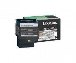 Toner Original Lexmark C546U1KG Noir ~ 8.000 Pages