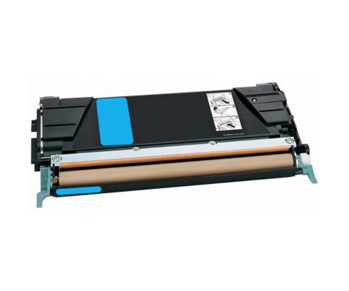 Toner Compatible Lexmark C746A1CG Cyan ~ 7.000 Pages