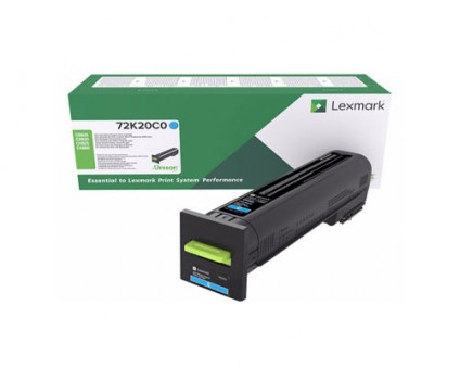 Toner Original Lexmark 72K20C0 Cyan ~ 8.000 Pages