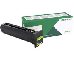 Toner Original Lexmark 72K20Y0 Jaune ~ 8.000 Pages