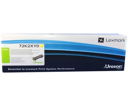 Toner Original Lexmark 72K2XY0 Jaune ~ 22.000 Pages