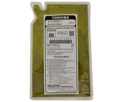 Développeur Original Toshiba D-FC505-Y Jaune