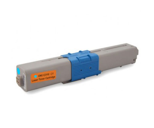 Toner Compatible OKI C310 / 44469706 Cyan ~ 2.000 Pages