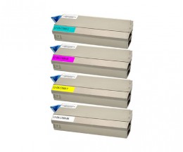 4 Toners Compatibles, OKI 413042XX ~ 10.000 Pages
