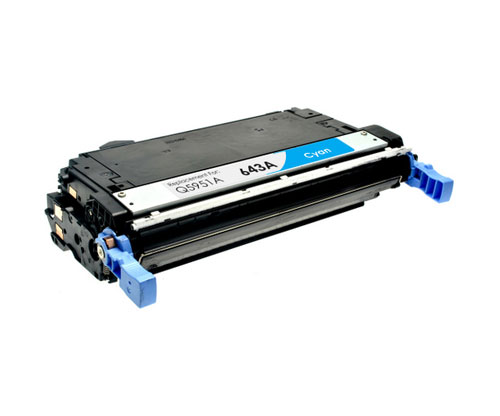Toner Compatible HP 643A Cyan ~ 10.000 Pages