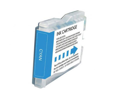 Cartouche Compatible Brother LC-970 XL C / LC-1000 XL C Cyan 26.6ml