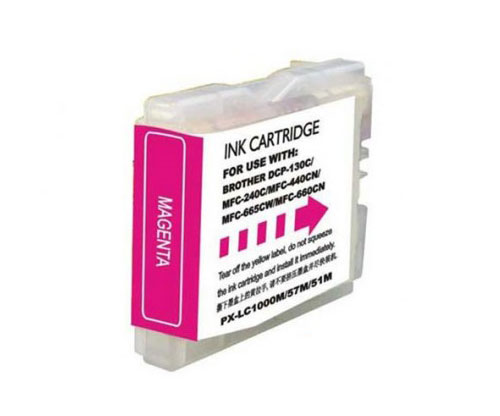 Cartouche Compatible Brother LC-970 XL M / LC-1000 XL M Magenta 26.6ml