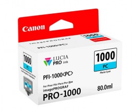 Cartouche Original Canon PFI-1000 PC Photo Cyan 80ml