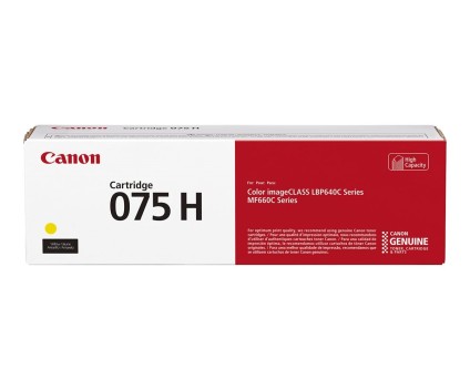Toner Original Canon 075H Jaune ~ 2.500 Pages