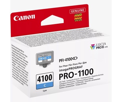 Cartouche Original Canon PFI-4100 C Cyan  80ml
