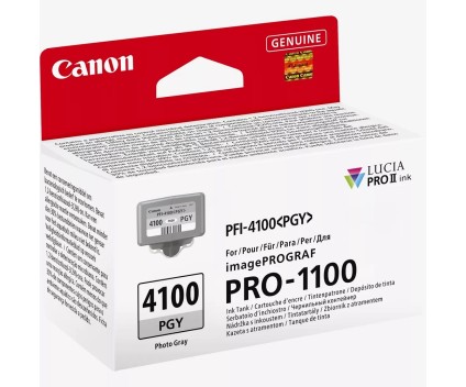 Cartouche Original Canon PFI-4100 PGY Gris Photo 80ml