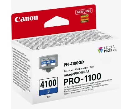 Cartouche Original Canon PFI-4100 B Bleu  80ml