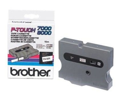 Ruban Original Brother TX-231 12mm x 15.4m