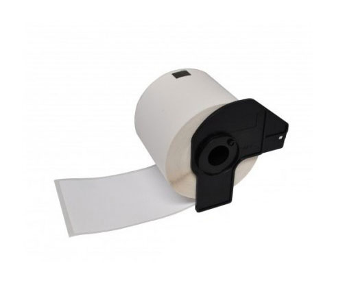 Etiquettes Compatibles, Brother DK22211 29mm x 15.24m Rouleau Blanc Papier