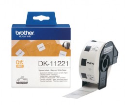 Etiquettes Originales, Brother DK11221 23mm x 23mm 1000 étiquettes