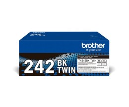2 Toner Originales, Brother TN-242 Noir ~ 2.500 Pages