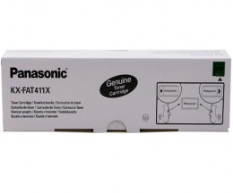 Toner Original Panasonic KXFAT411X Noir ~ 2.000 Pages
