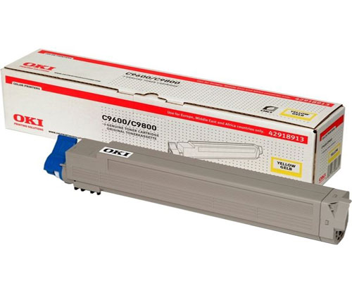 Toner Original OKI 42918913 Jaune ~ 15.000 Pages