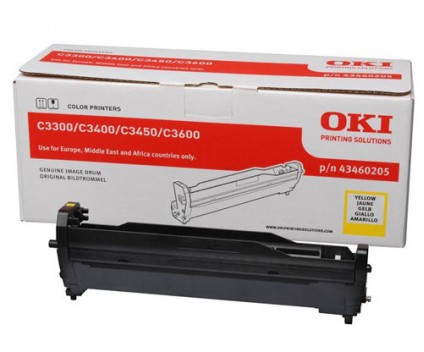 Tambour Original OKI 43460205 Jaune ~ 15.000 Pages