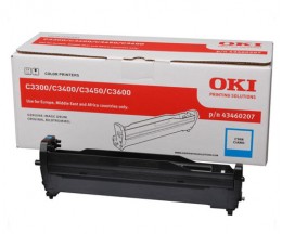 Tambour Original OKI 43460207 Cyan ~ 15.000 Pages