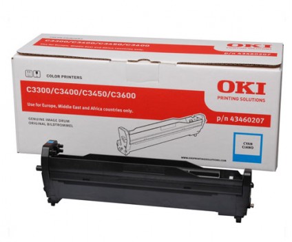 Tambour Original OKI 43460207 Cyan ~ 15.000 Pages