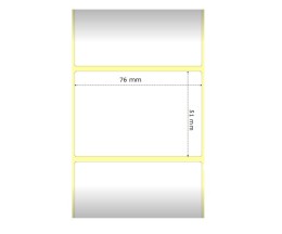 Etiquettes Compatibles, Zebra 800263-205 76mm x 51mm ~ 1.370 / Rouler