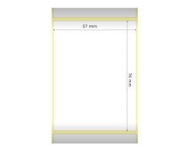 12 Etiquettes Compatibles, Zebra 3007209-T 57mm x 76mm ~ 930 / Rouler