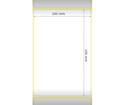 Etiquettes Compatibles, Zebra 3006306-T 100mm x 150mm ~ 1.020 / Rouler
