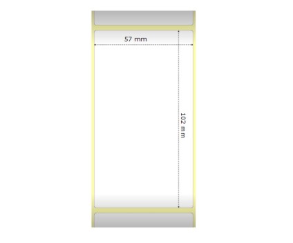 Etiquettes Compatibles, Zebra 800262-405 57mm x 102mm ~ 700 / Rouler