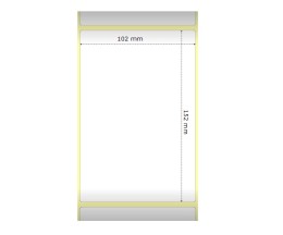 12 Etiquettes Compatibles, Zebra 800264-605 101.5mm x 152mm ~ 475 / Rouler