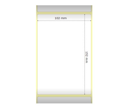 12 Etiquettes Compatibles, Zebra 800264-605 101.5mm x 152mm ~ 475 / Rouler