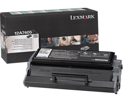Toner Original Lexmark 12A7405 Noir ~ 6.000 Pages
