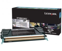Toner Original Lexmark X746H1KG Noir ~ 12.000 Pages