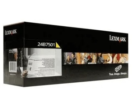 Toner Original Lexmark 24B7501 Jaune ~ 6.000 Pages