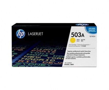 Toner Original HP 503A Jaune ​~ 6.000 Pages