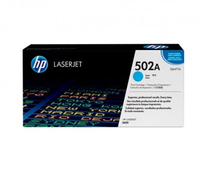 Toner Original HP 502A Cyan ~ 4.000 Pages