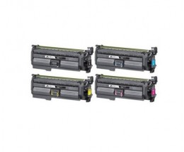4 Toners Compatibles, HP 653X / 653A Noir + Couleur ~ 21.000 / 16.500 Pages