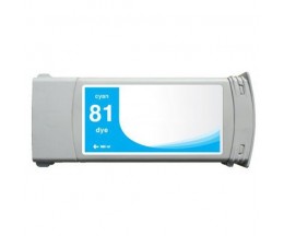 Cartouche Compatible HP 81 Cyan 680ml ~ 1.000 Pages