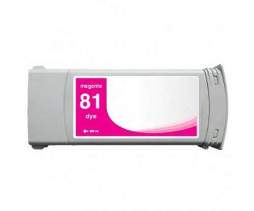 Cartouche Compatible HP 81 Magenta 680ml ~ 1.000 Pages